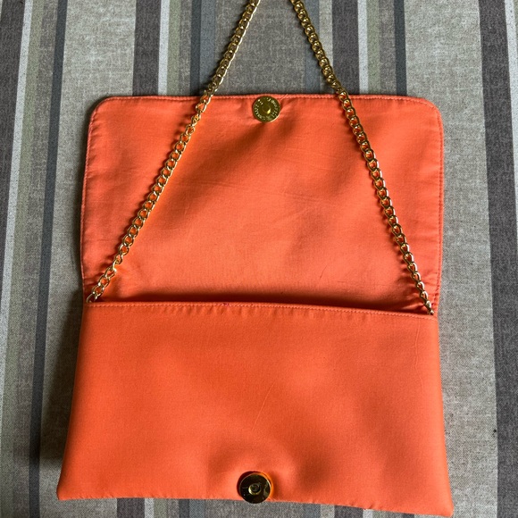 Shiraleah  beaded orange clutch - Picture 4 of 5